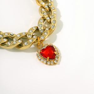 Collar Elegante y Personalizado para Perros y Gatos con Cadena Dorada y Decoración de Cristal - Product Image 2