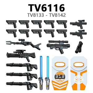 Space Stormtrooper 212 501st Clone Trooper <span class=keywords><strong>Anakins</strong></span> Skywalker Obi Wans Minifigs Building Block Sets Jouets pour enfants TV6108-6116 - Product Image 5