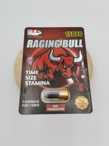 En stock : Raging Bull 15000, capsules naturelles pour hommes infusées au Qianling Cordyceps Sinensis, vitalité durable pendant 7 jours - Product Image 5