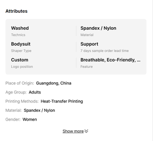 ملابس داخلية نسائية بدون أكمام لتشكيل الجسم وتنحيفه وضغطه وتشكيله - Product Image 3