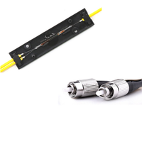 Splitter Serat Optik PLC Singlemode FC UPC Damu Kustom 1x4-1x32 Mini Steel Tube FTTH/FTTB/FTTX