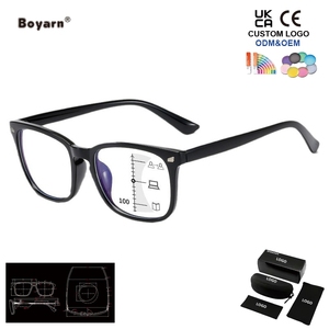 Lunettes de lecture multifocales progressives Boyarn pour femmes, lunettes de soleil anti-lumière bleue, lunettes de vue sur ordonnance, lunettes à dioptries PC - Product Image 4