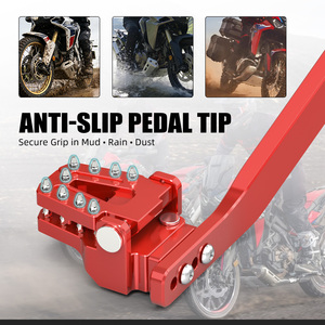 Pédale de frein arrière réglable en aluminium NICECNC pour Honda <span class=keywords><strong>CRF1000L</strong></span> CRF1100L Africa Twin <span class=keywords><strong>Adventure</strong></span> Sports 46500-MJP-G50 - Product Image 2