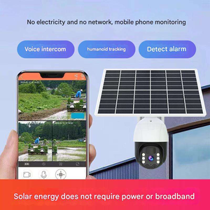 Outdoor Solar Security <b>Camera</b> 16GB Storage Waterproof Two-Way Talk <b>Night</b> <b>Vision</b> Remote Access Via Phone - Product Image 4