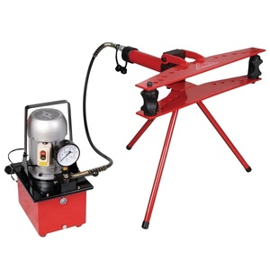 Máquina Dobladora <span class=keywords><strong>de</strong></span> Tubos Hidráulica Eléctrica Automática, Doblado <span class=keywords><strong>de</strong></span> 90 Grados, 22-60 mm, Nueva Herramienta Manual para Doblar Tubos, Bomba para Aluminio - Product Image 1