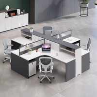 Bureau de bureau simple poste de travail d'entreprise poste de travail du personnel bureau des employés
