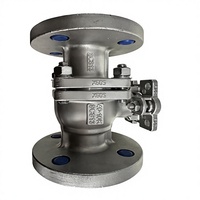 Válvulas de Bola de Acero Inoxidable 304/316 SCS13 de 2 Piezas, Manuales, de Alta Temperatura, con Brida OEM, para Uso en Tuberías de Petróleo, Gas y Agua