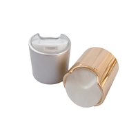 Argenté adapté aux besoins du client de chapeau de dessus de disque en aluminium bouchon de bouteille bouchon à vis