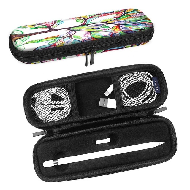 Hard EVA Carrying Case for Apples Pencil 1st/2nd Gen, for IPads Pencil Accessories PU Leather Carrying Bag Sleeve Case Only