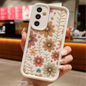 Funda Protectora de TPU Suave a Prueba de Golpes con Diseños para Teléfono Celular <span class=keywords><strong>Samsung</strong></span> <span class=keywords><strong>Galaxy</strong></span> A14, Cubierta Trasera con Flores - Product Image 2