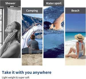 Toalla de playa <span class=keywords><strong>Dominica</strong></span> Logotipo de equipo personalizado 30x60cm Toalla deportiva de secado rápido de microfibra para piscina Baño Toalla promocional para el hogar - Product Image 5