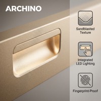 Porte d'entrée pivotante de luxe en alliage d'aluminium avec fonctions antivol et étanches, moustiquaire en fibre de verre pour usage extérieur