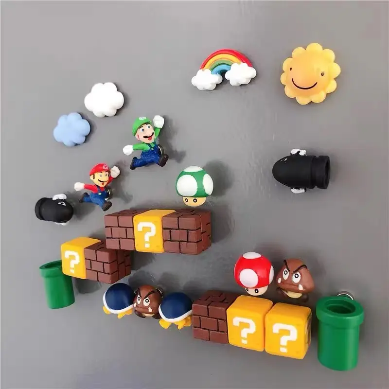 Lieferung Japan 3d Harz Cartoon Mario Kühlschrank Magnet/ 3d Harz Super Mario Kühlschrank Magnete Kaufen