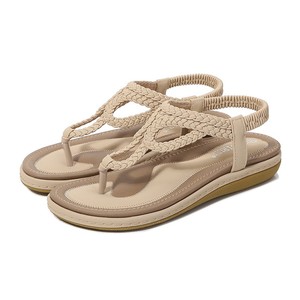 Sandali infradito da donna alla moda <span class=keywords><strong>con</strong></span> paillettes e strass, a punta aperta, <span class=keywords><strong>con</strong></span> cinturino <span class=keywords><strong>elastico</strong></span>, piatti, da spiaggia, <span class=keywords><strong>ciabatte</strong></span> estive - Product Image 3