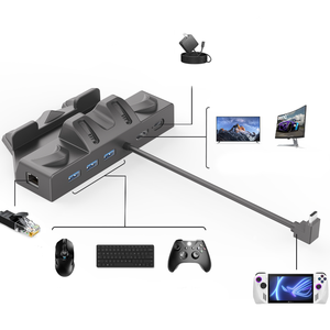 <span class=keywords><strong>Station</strong></span> d'accueil HUB Type-C pour console de jeu <span class=keywords><strong>ASUS</strong></span> ROG Ally, accessoires de support, 6 en 1, chargeur rapide PD 100W - Product Image 4