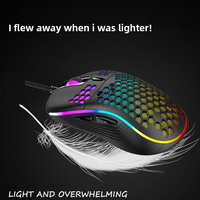 Diskon besar 2025 Mouse Gaming LED ergonomis 3D, Mouse optik kabel USB untuk Desktop Laptop, komputer, Gamer DPI1200 2400 4800 7200