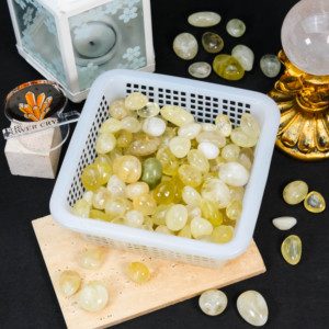 Pietre Burattate di <span class=keywords><strong>Citrino</strong></span> Naturale Lucidato di Alta Qualità, <span class=keywords><strong>Quarzo</strong></span> Giallo Curativo per Decorazione Casa e Ufficio - Product Image 4