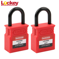 Verrou de sécurité Lockey OEM 25 mm Master Loto, cadenas de sécurité en acier et nylon, certifié CE, garantie 1 an