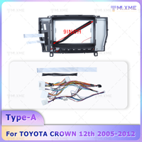 Bingkai Radio mobil untuk Toyota 2003-2009 Aksesori mahkota Audio mobil 9 inci layar besar bingkai Fascia