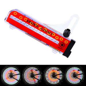 Luces LED Impermeables para Ruedas <span class=keywords><strong>de</strong></span> <span class=keywords><strong>Bicicleta</strong></span>, 32 LED, Luces para Radios <span class=keywords><strong>de</strong></span> <span class=keywords><strong>Bicicleta</strong></span>, 32 Patrones <span class=keywords><strong>de</strong></span> Iluminación, Iluminan las Calles, Lámpara <span class=keywords><strong>de</strong></span> Carretera para <span class=keywords><strong>Bicicleta</strong></span> <span class=keywords><strong>de</strong></span> Diseño - Product Image 2