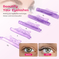 Protège-cils auto-adhésifs sans colle pour rehaussement de cils, tampon de lifting en silicone, rouleau de lamination Katya Vinog, tige de permanente pour recourbement des cils