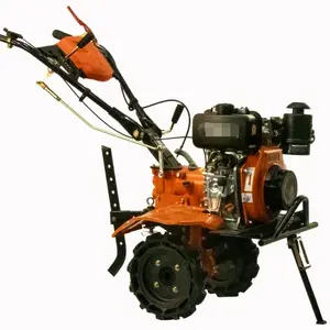 Precio de fábrica 900 timón ancho 7.5hp 5.5kw tipo de engranaje máquina agrícola mini cultivador motoculteur