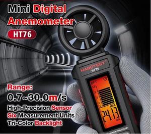 HT76 Digital Handheld High Accuracy Anemometer Wind Speed Meter for Outdoor Sailing and <b>Drone</b> Use Weather Measurement HT76 Digit - Product Image 4