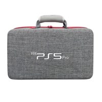 Étui EVA Sac de rangement portable antichoc et étanche pour console PS5 Pro 2 manettes et accessoires Sac à usage spécial