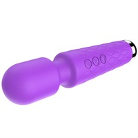 Bestseller 8-Gang 10-Frequenzen 100% Wasserdichter Silikon-Zauberstab-Massager USB-Aufladbar G-Punkt Paar-Vibrator