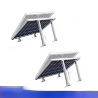 Support de montage triangulaire réglable Shunlide pour panneaux photovoltaïques, 30-60 degrés, pied avant/arrière, pour toiture en tuiles de couleur, acier, fer, solaire, alliage d'aluminium