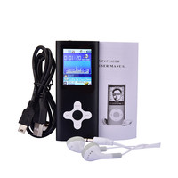 Lecteur MP4 MP3 numérique en métal avec écran TFT de 1,8 pouce, prise en charge de l'enregistreur, radio FM, livre électronique, vente en gros