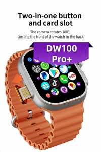 DW100 DW100Pro พิเศษ + ซิมการ์ดสมาร์ทวอทช์ทั่วโลกแอนดรอยด์ AMOLED 2.04นิ้วโทรผ่าน WiFi GPS รุ่นมือถือ S10 - Product Image 4