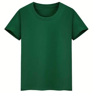 เสื้อยืดคอกลมแขนสั้นผู้ชาย 180 กรัม ผ้า CVC สีพื้น ปัก/สกรีนโลโก้ตามสั่ง OEM/ODM สำหรับนักเรียน/นักศึกษา - Product Image 3
