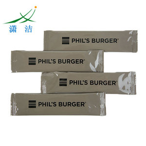 Lingettes humides individuelles sans alcool au <span class=keywords><strong>citron</strong></span>, personnalisées, en sachet plastique non tissé 4x15cm, 2025 - Product Image 2
