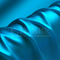 Tissu satiné uni tissé 100% soie 16MM 45 pouces, écologique, respirant, léger, pour robes de mariée, vêtements de nuit, costumes, vêtements pour filles