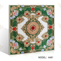 Carrelage de sol en porcelaine polie argentée dorée de luxe moderne, surface cristalline, motifs floraux, décoration intérieure 1200x1200