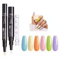 Kit de Stylos de Vernis Gel OEM ODM Sans HEMA, LED UV, Style Français, Végétalien, Non Toxique, Longue Durée, 2-en-1, pour Salon, avec Top Coat