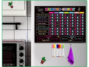 איכות גבוהה ניקוי יבש למחוק לוח שנה מגנטי לוח לוח השנה עבור ילדים מקרר מגנטים מתנות קידום מכירות oem לוגו accipliforing - Product Image 4