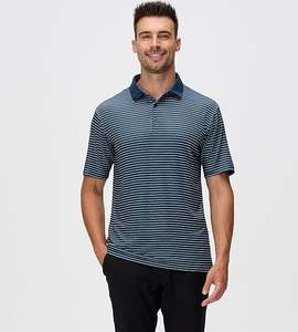 Camisas de golf para hombres Absorbe la humedad Manga corta Rendimiento Dry Fit Active Mens Polos - Product Image 1