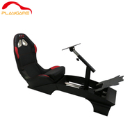 Simulador de Carreras 3D con Asiento de Conducción, Tipo de Marco Personalizado, Plegable, con Asiento para PC, Playstation, Logitech, Wii, XBox