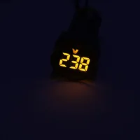 Nuevo Voltímetro Digital LED Redondo de 22mm, 220V CA, Mini Pantalla Digital, Indicador de Voltaje, Luz de Señalización, Herramienta de Medición