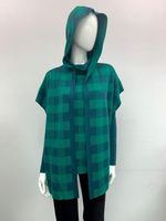 Ensemble sweat à capuche et pull à col montant, nouveau design, tricot surdimensionné à motif rayé