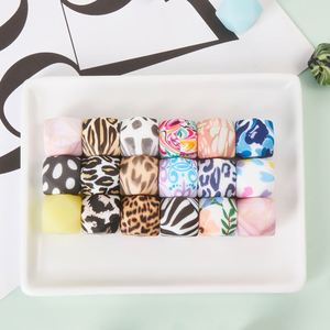 Personnalisation vente chaude 2023 écologique silicone perles chaîne bébé sucette clip imprimer bricolage silicone dentition mâcher perle - Product Image 6