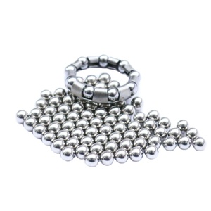 ถุงพลาสติกตลับลูกปืนเม็ดกลมแบบหลวม + กล่องกระดาษแข็ง + SUS304สแตนเลสสตีล G10-G200ทำจากไม้ YK ขนาด8มม. 10มม. 12มม. - Product Image 1