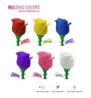 Nueva Memoria USB 2.0 con Forma de Rosa de PVC Colorida, 4GB/8GB/16GB de Capacidad Real, Chip con Garantía de 5 Años, en Stock
