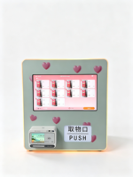 Distributeur automatique commercial compact de comptoir avec éclairage LED et gestion à distance du fond d'écran, équipement de distribution de petits articles
