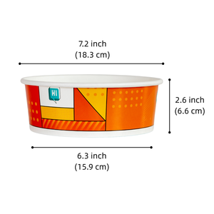 NEO CUCINA Industrial Use Induction-Safe <b>Paper</b> <b>Bowls</b> for Commercial Ramen Cooking Machines Instant Ramen Cookers 300 Pack Made - Product Image 2
