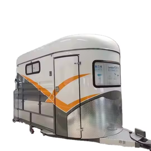 Remolque de Alta Gama para Transportar 3 <span class=keywords><strong>Caballos</strong></span> <span class=keywords><strong>con</strong></span> Vivienda, Remolque Ligero de Aluminio para 3 <span class=keywords><strong>Caballos</strong></span> <span class=keywords><strong>con</strong></span> Alojamiento - Product Image 1
