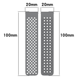 Bracelet de montre en silicone respirant de 20 mm pour Huawei Amazfit GTR4 GTS4 <span class=keywords><strong>Mini</strong></span> Samsung <span class=keywords><strong>Xiaomi</strong></span>, bracelet de remplacement sport à libération rapide - Product Image 6