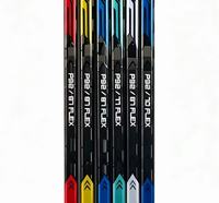 Maßgefertigte Hochleistungs-Leichtgewicht-Eishockeyschläger aus Hochqualitäts-Kohlefaser für Jugendliche, Erwachsene und Profisportler